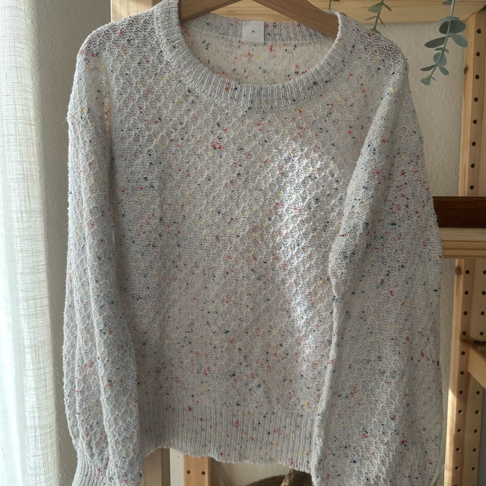 Girl's M Multicolor Knit Sweater
